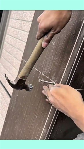 Installing a door tightening hinges for a perfect fit #contructions #carpentry #tooltips #short