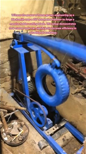 DIY Automated Power Hammer in Action 🔨 #diy #tools #tips #tricks #how #metal #automation #workshop
