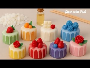 Mini Cake Candle Making | DIY Candle Tutorial for Beginners🎂🕯️