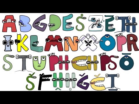 Coptic alphabet lore song but latin letters