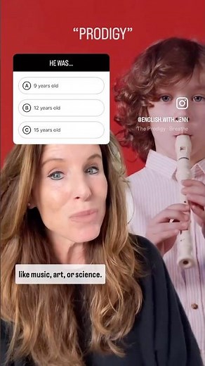 Learn English Vocabulary | What Does “Prodigy” Mean