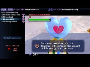 Legend of Zelda Majora's Mask Walkthrough 08 (5/8) "Great Bay Coast: Scarecrow's Song"