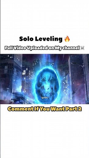 Solo Leveling Episode 1 : Part 1 in English #anime #animeshorts #sololeveling #sololevelingedit