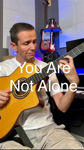 Walter Rodrigues Jr 🎸 on Instagram: "You Are Not Alone (Michael Jackson) ❤️🌹 Tutorial ➡️ www.patreon.com/walterfingerstyle #fingerstyle #nylonstringguitar #fingerstyleguitar #chordmelody #cordobagkpronegra #youarenotalone #michaeljacksonangel #michaeljackson #rkelly Song by R. Kelly Fingerstyle arrangement by Walter Rodrigues Jr."