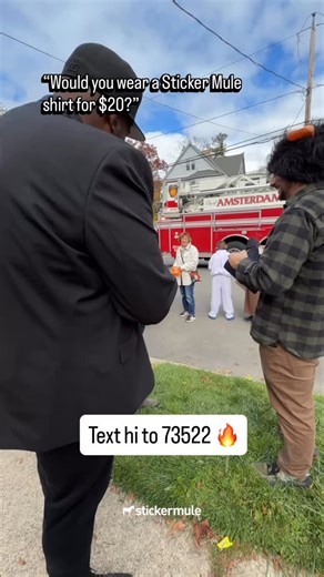 He said no to 💵! 😅 #StickerMule #Stickers #FreeMoney | Sticker Mule