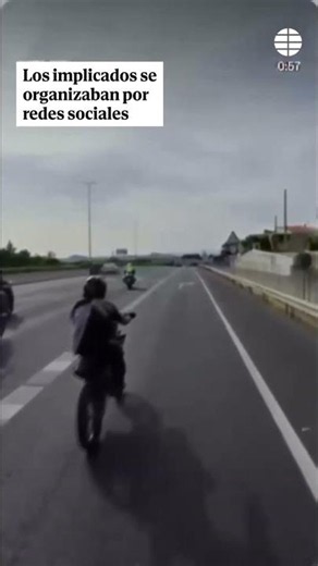 Seis detenidos tras organizar un grupo de motoristas una carrera ilegal en la A-7 #Motos #Carrera