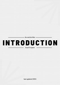 Introduction Email Template, College Recruiting - Etsy UK