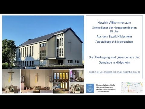 NAK Apostel Gottesdienst heute live aus der Gemeinde Hildesheim