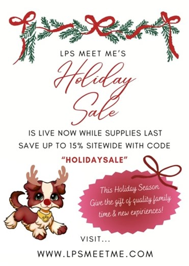 LPS MeetMe Events on Instagram: "Merry Christmas and happy holidays LPS community! ❤️ We are launching our holiday sale starting Christmas day until supplies run out (likely around new years!) This season, we are grateful for your support over the years, and hope that since we aren't together spending quality time at the events (yet), we hope that you are all spending time with people near and dear to you! #lps #littlestpetshop #lpscollector #lpscustom #lpsphotography"