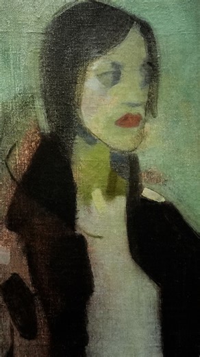 The Metropolitan Museum of Art on Instagram: "Helene Schjerfbeck titled this portrait “The Lace Shawl” for the black lace shawl worn by Sigrid Nyberg, her landlady in coastal Finland. As Schjerfbeck increasingly simplified her subjects, she intensified her process, testing the medium itself through careful addition and subtraction of paint. "The Lace Shawl" reflects her deep interest in materiality and the expressive power of restraint. “Seeing Silence: The Paintings of Helene Schjerfbeck” is on