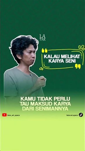 "You don't need to know the meaning of the artist's work." #latarartspace #artventure #virtualata...