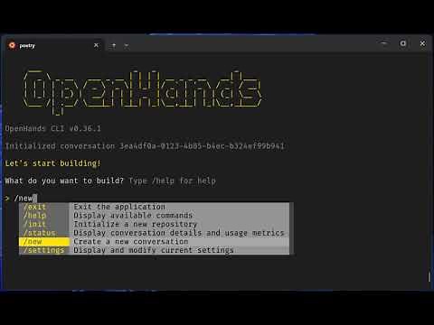 OpenHands CLI Demo