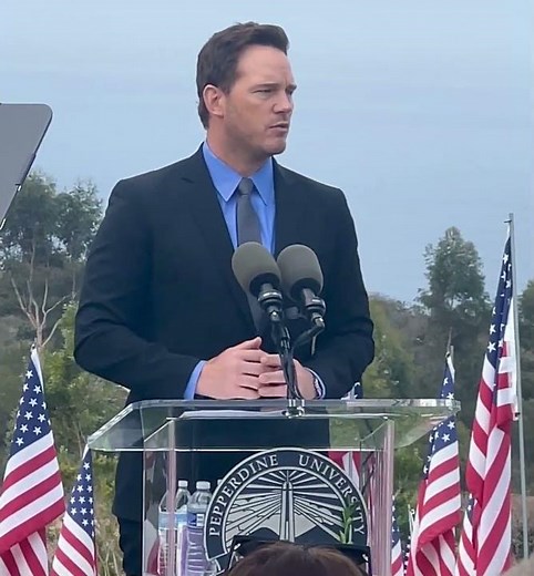 Chris Pratt Gives Speech Remembering 9/11
