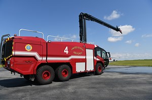 Push-In ceremony brings new trucks to firefight
