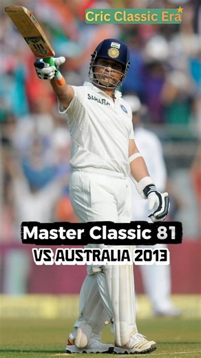 Sachin Tendulkar's 81 vs Australia at Chennai 2013 #sachintendulkar #masterblaster