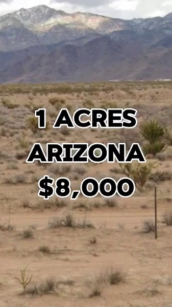 1 acres with road access for sale in Meadview, Arizona for $8,000 #land #realestate #property #investing #cheap #forsale #sale #vacantland #landcentury #USA #fyp #viral | Globally.land