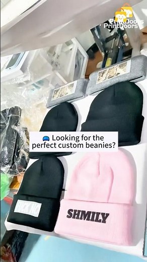 How does DTF printing work on personalized Beanie hats