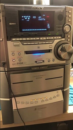 Sony DHC-ZX50 MD Minidisc Fix-it video. #sonyminidisc #music