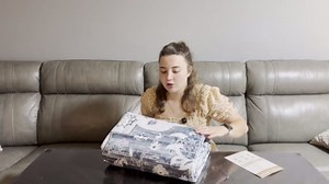 8x10 Coastal Blue White Large Area Rugs for Living Room - Boho Medallion Aesthetic Distressed Washable Rug, Soft Non-Slip Backing Low Pile Carpet for Dining Under Table, Bedroom, Office