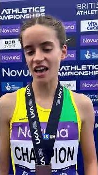 Sarah Calvert on successfully defending her 1500m title at the 2026 British Athletics Championships