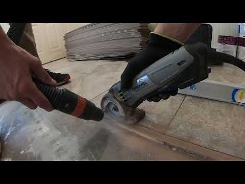 How to Cut Existing Tile and Keep Dust to a Minimum | DIY Tips