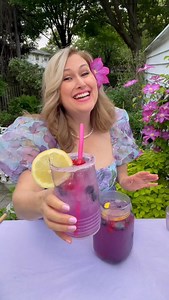 93K views · 1.3K reactions | Pea Flower Lemonade  This is so easy to make and perfect for a summer cocktail  Add 1/4 cup Dried Butterfly Pea Flower to 3 cups of vodka or gin. Let sit for at least 3 hours or until it turns purple. Use it to make a delicious Lemonade. 1 cup of the vodka to 4 cups of lemonade! You can also use it in Soda water with a splash of cranberry! ..or in pop. Let me know if you try it  #summervibes #entertaining | Jennifer Valentyne | Facebook