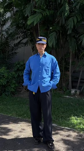 Longsleeve polo and cap combo? Why not!