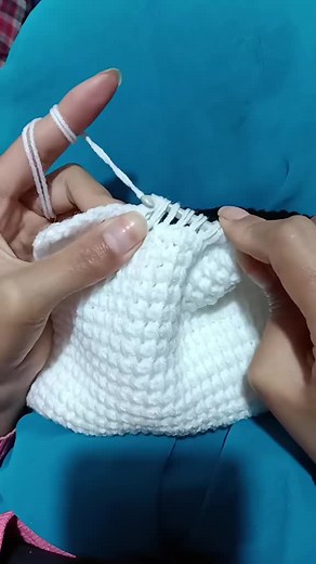 reena's crochet crop top on TikTok