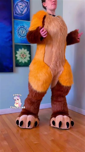 FINISHED body suit-Feet commission!! This wonderful red wolf named awash will be prancing around soon! Features : leg pocket, lined zipper, sewn in padding with zippers to remove stuffing, machine washable, zip on feet, cuffed neck and tagged with my logo! #furryfandom #fyp #fursuitmaker #furrycommunity #fursuitersoftiktok