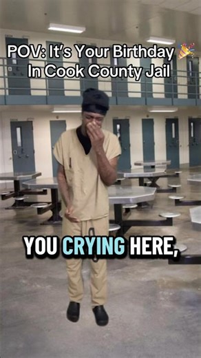 POV: It’s Your Birthday 🎉 In Cook County Jail😭 #shamontsofunny #fypシ゚ #funny #comedyskits