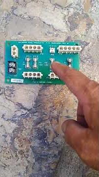 Heater won't start. fuse board repair. Hayward heater.