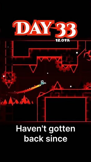 Day 33 Patience is a Virtue #geometrydash #bloodbath