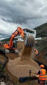 Fixing a Dangerous Hillside Behind a Luxury House 😱 | Construction Timelapse #timelapse