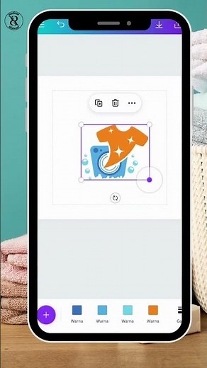 Tutorial Desain Logo Laundry yang Simpel di Canva 👕✨ [WAJIB SAVE]⁣⁣⁣