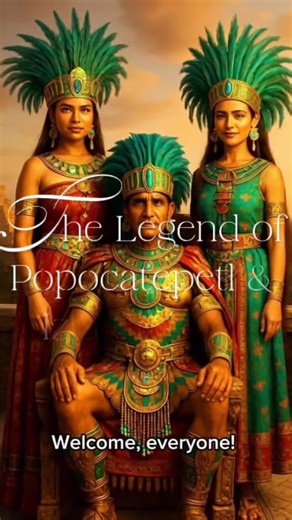 Popocatépetl and Iztaccíhuatl #PopocatépetlandIztaccíhuatl #ateca #aztec #azteccivilization