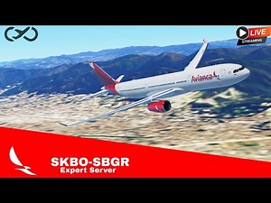 INFINITE FLIGHT LIVE 🔴 | 🇨🇴 Bogotá to Sao Paulo 🇧🇷 | Avianca A330-300