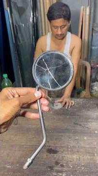 Motorcycle Broken Mirror Repair | Amazing DIY Looking Glass Fix #mirrorwork #amazing