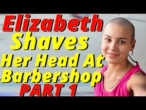 Haircut Stories - Elizabeth Shaves Her Head at Barbershop : Elizabeth buzz cut story