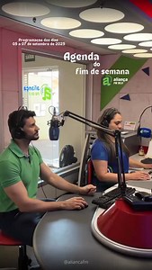 Programação dos dias 05 a 07 de Setembro de 2025 AGENDA DO FDS - Rádio Aliança FM | Rádio Aliança FM