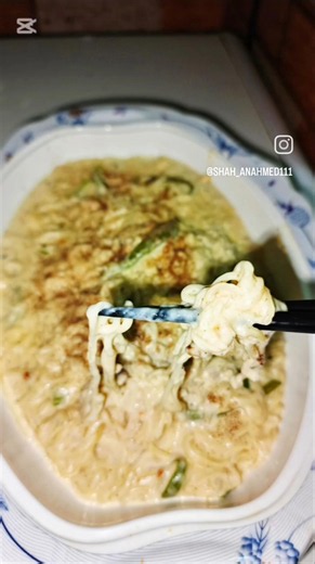 White sauce maggi recipe.