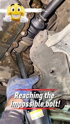 Reaching Hidden Bolts with an Impact Wrench 🔧 #Shorts