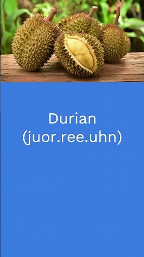 How to Pronounce Durian? (Correctly in British English)
