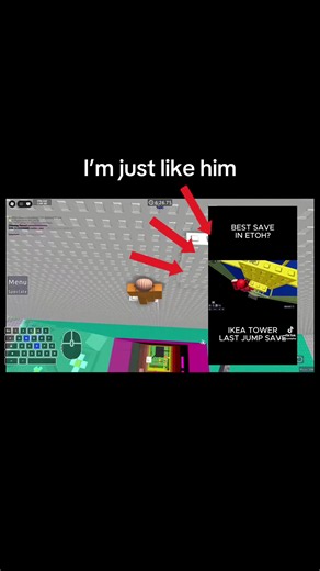 I’m just like him Roblox tower obby – Funny EToH moment