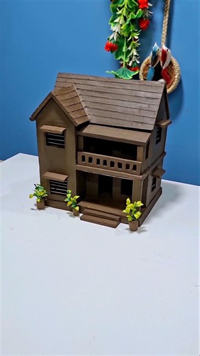 How to make mini mud house 🏠😱 Watch till end | Mitti ka chhota ghar | #mudhouse #clayart #shorts