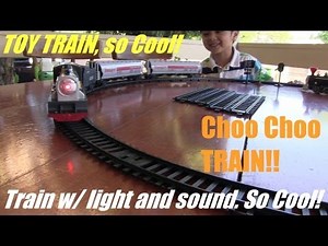 Running Toy Train! A Train Set with light and sound :-)
