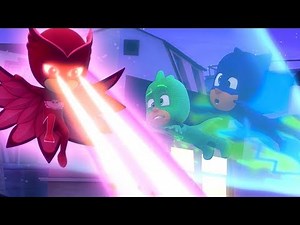 ‪睡衣小英雄 第1季 | 猫头鹰女的翼龙大危机 | PJ Masks Chinese | 动画片