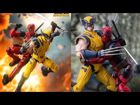 New Deadpool and Wolverine model kit action figures more images revealed by Blokees
