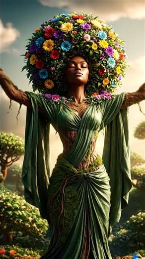 From Seed to Earth Goddess 🌱👑 Nature Awakens in 4K