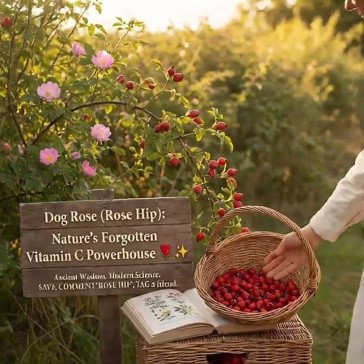 Dog Rose (Rose Hip): Nature's Forgotten Vitamin C Powerhouse 🌹✨