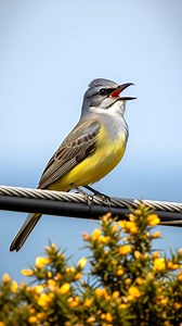 You’re about to hear the **Loggerhead Kingbird** like you’ve never heard it — recorded in stunning 4K with an unobstructed close-up of its throat and bill as it delivers its characteristic rapid, chattering call. This reels was captured during a mid-day perch session and isolates the sharp, rattling notes and brief trills that field guides describe as a “pit-pit-pit-tirrr.” If you love crisp bird vocalizations, sharp territorial calls, and immersive nature audio, this clip was framed and mixed s